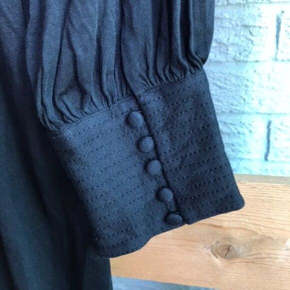 New Joie Corelle Black Long Sleeve Dress - Picture 8 of 9